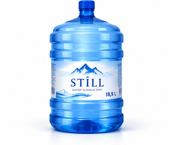 Ko‘k rangli Stillwater 18,9 litrli suv idishi
